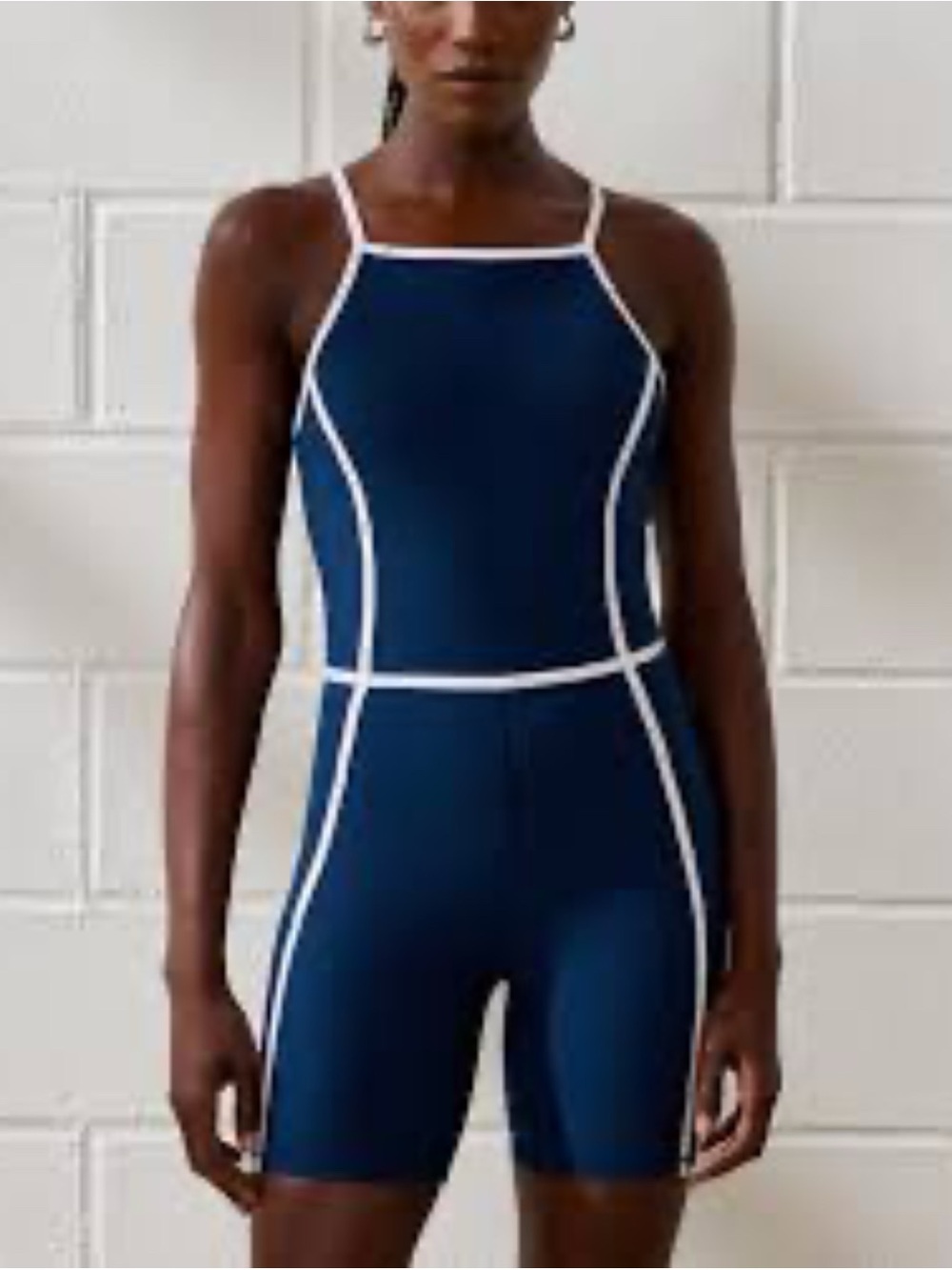 nwt Abercrombie & Fitch YPB sculptLUX High-Neck Active Onesie (Large)